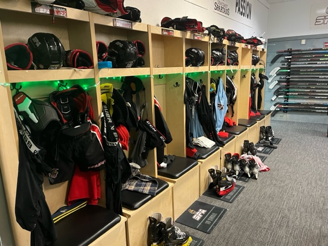 Custom wood locker design